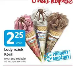 Marketvita Lody rożek Koral śmietankowy oferta