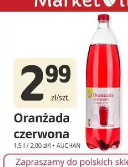 Marketvita Oranżada czerwona Auchan oferta