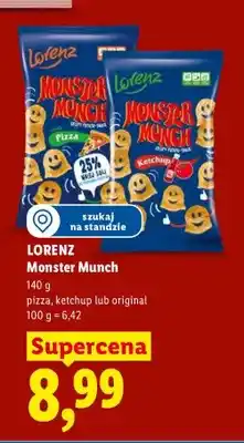 Lidl Chrupki Lorenz Monster Munch Pizza oferta
