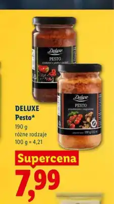 Lidl Pesto pomidorowe z migdałami Deluxe oferta
