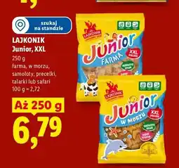 Lidl Przekąski Lajkonik Junior XXL W morzu oferta