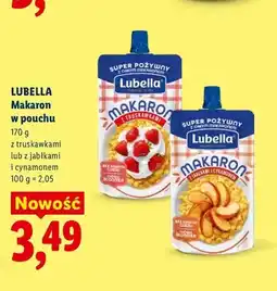 Lidl Makaron w pouchu z truskawkami Lubella oferta