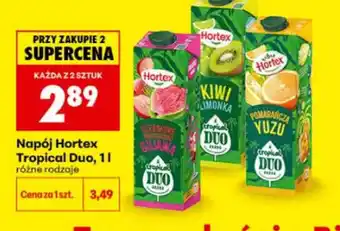 Biedronka Napój Hortex Tropical Duo Pomarańcza Yuzu oferta