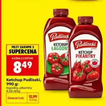Biedronka Ketchup łagodny Pudliszki oferta