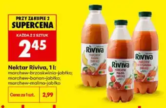 Biedronka Nektar Riviva marchew-banan-jabłko oferta