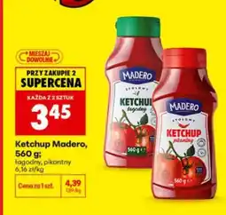 Biedronka Ketchup łagodny Madero oferta