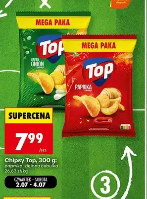 Chipsy Top zielona cebulka