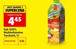 Biedronka Sok 100% Multiwitamina Tymbark oferta