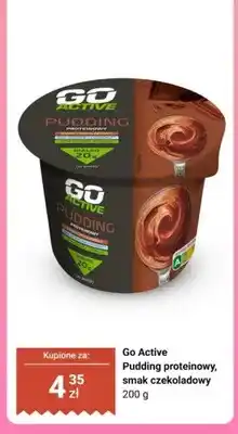 Biedronka Pudding proteinowy Go Active smak czekoladowy oferta