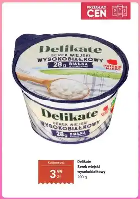 Biedronka Serek wiejski wysokobiałkowy Delikate oferta