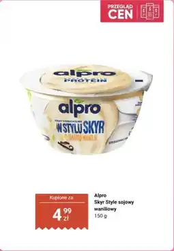 Biedronka Jogurt roślinny Alpro Skyr Style sojowy waniliowy oferta