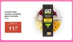 Biedronka Danie gotowe Lunchbox z tuńczykiem jajkiem i kukurydzą Go Active Protein oferta