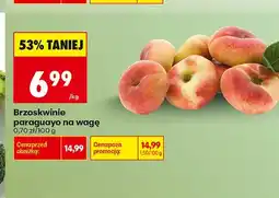 Biedronka Brzoskwinie paraguayo na wagę oferta