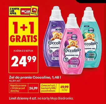 Biedronka Żel do prania Coccolino oferta