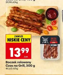 Biedronka Boczek rolowany Czas na Grill oferta