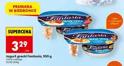 Biedronka Jogurt grecki Fantasia Greek Style z orzechami bananem i czekoladą oferta