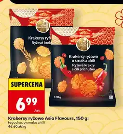 Biedronka Krakersy ryżowe o smaku chilli Asia Flavours oferta