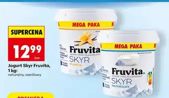 Biedronka Jogurt Skyr waniliowy Fruvita oferta
