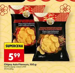 Biedronka Chipsy ziemniaczane Sweet Chilli Asia Flavours oferta