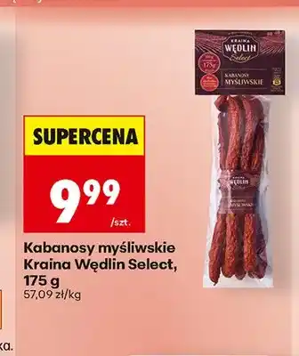 Biedronka Kabanosy myśliwskie Kraina Wędlin Select oferta