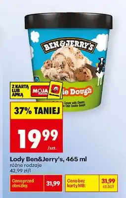 Biedronka Lody Ben & Jerry's Cookie Dough oferta