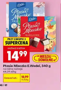 Biedronka Ptasie Mleczko śmietankowe E.Wedel oferta