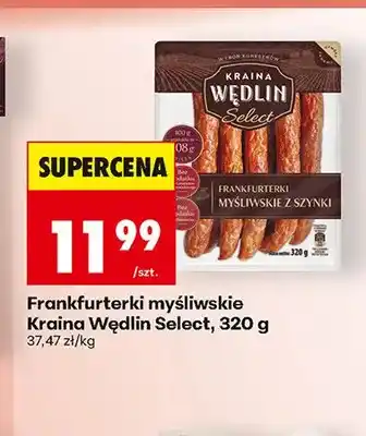 Biedronka Frankfurterki myśliwskie Kraina Wędlin Select oferta