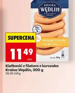 Biedronka Kiełbaski z filetem z kurczaka Kraina Wędlin oferta
