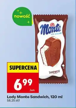 Biedronka Lody Monte Sandwich oferta