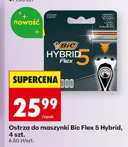 Biedronka Ostrza do maszynki Bic Flex 5 Hybrid oferta