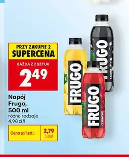 Biedronka Napój Frugo żółte oferta