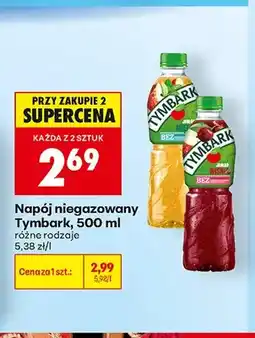 Biedronka Napój niegazowany Tymbark Jabłko Mięta oferta