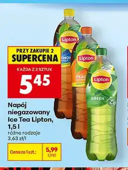 Biedronka Napój niegazowany Lipton Ice Tea Lemon oferta