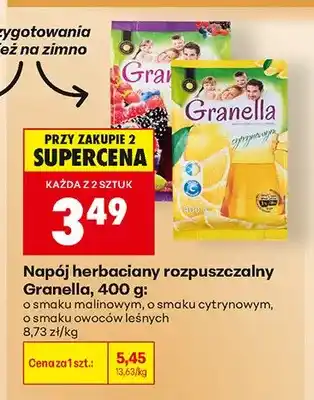 Biedronka Napój herbaciany rozpuszczalny Granella o smaku malinowym oferta