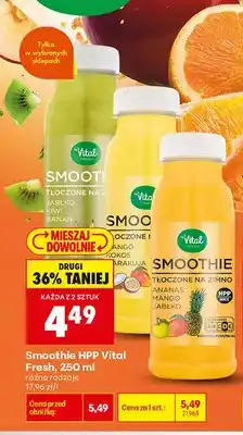 Biedronka Smoothie HPP Vital Fresh mango kokos marakuja oferta