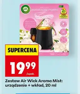 Biedronka Zestaw Air Wick Aroma Mist urządzenie + wkład oferta