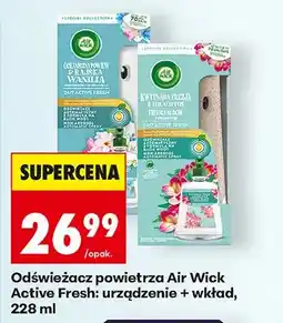 Biedronka Odświeżacz powietrza Air Wick Active Fresh urządzenie + wkład oferta