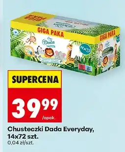 Biedronka Chusteczki nawilżane Dada Everyday 14-pak oferta