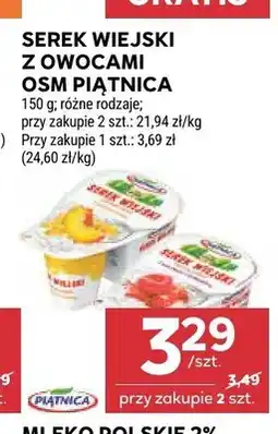 Stokrotka Serek wiejski z truskawkami OSM Piątnica oferta