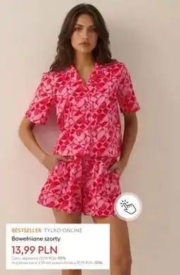 Sinsay Bawełniane szorty oferta