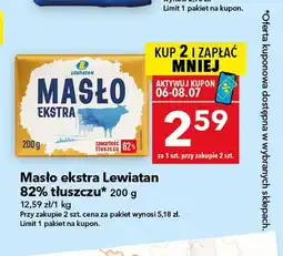 Lewiatan Masło ekstra Lewiatan 82% tłuszczu oferta
