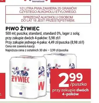 Stokrotka Piwo Żywiec oferta
