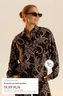 Sinsay Koszula damska we wzór paisley oferta