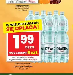 EMMA market Woda mineralna Cisowianka gazowana oferta