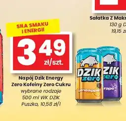 EMMA market Napój energetyczny Dzik Energy Zero oferta