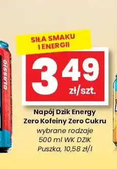 EMMA market Napój Dzik Energy Zero Kofeiny Zero Cukru oferta