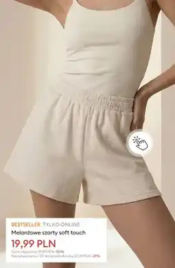 Sinsay Szorty melanżowe soft touch oferta