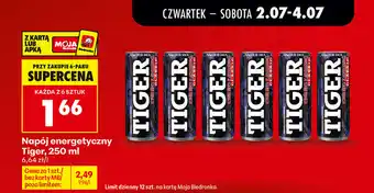 Biedronka Napój energetyczny Tiger oferta