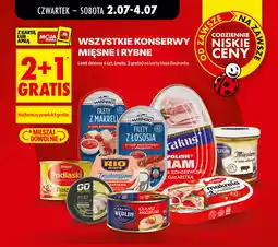 Biedronka WSZYSTKIE KONSERWY MIĘSNE I RYBNE oferta