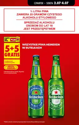 Biedronka Piwo Heineken w butelkach oferta